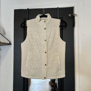Talbots Vest Off-White